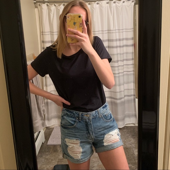 forever 21 ripped shorts